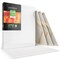 Arteza Stretched Canvas, Classic, White, 24"x30", Large Blank Canvas Boards for Painting - 6 Pack
